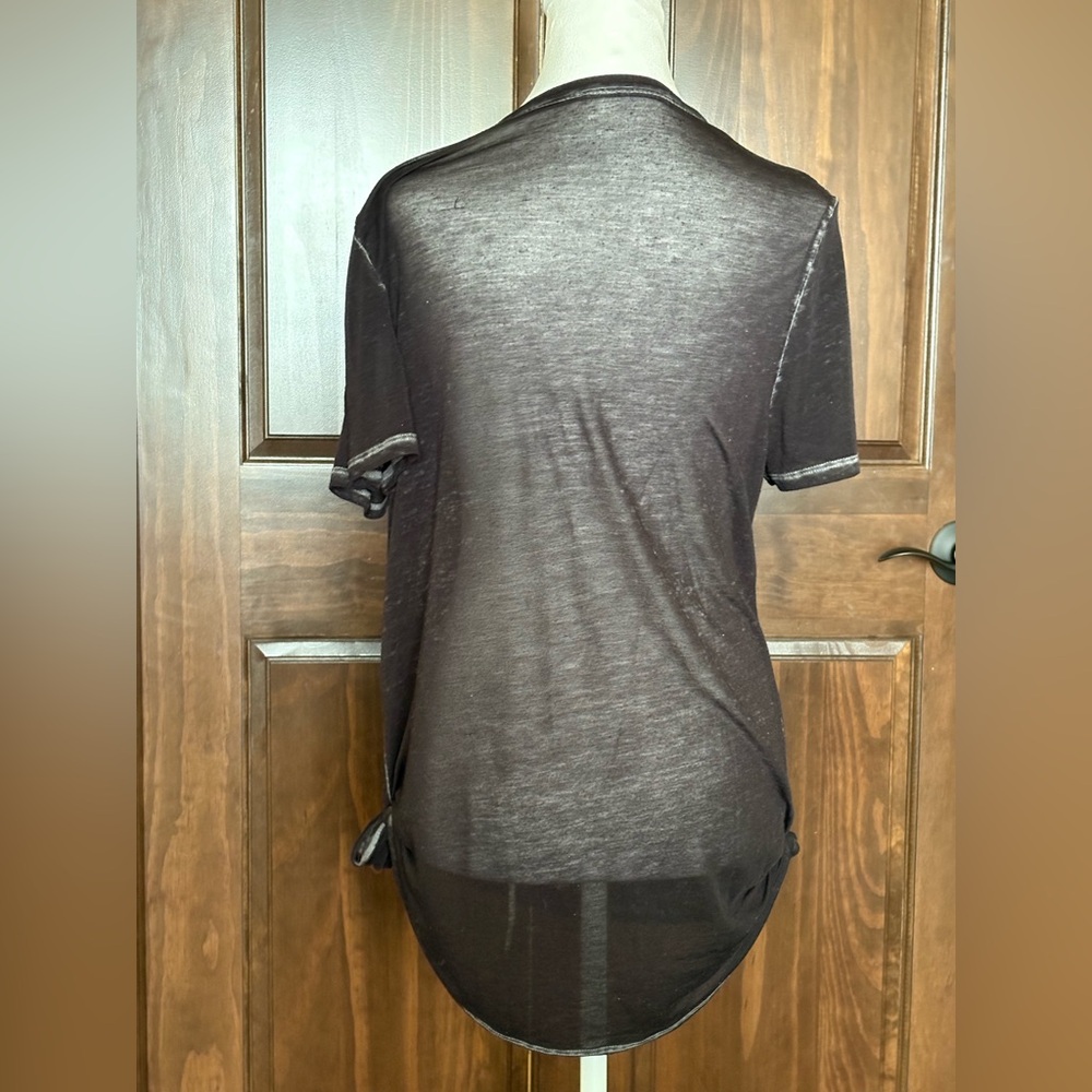 Pink Floyd Black Cotton Blend Sheer Short Sleeve Shirt Size XL - Picture 4 of 5